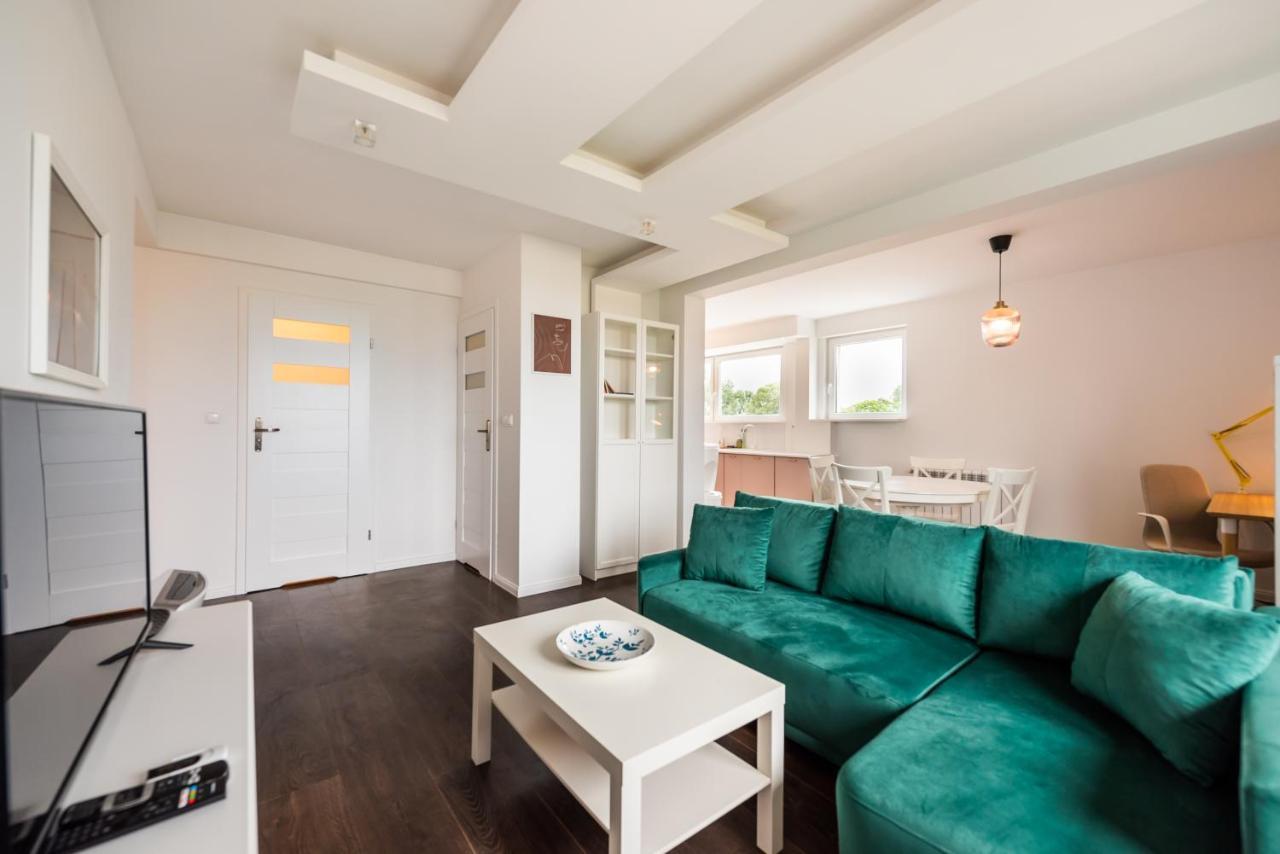 Saska Kepa Green Apartment Warsaw Exterior photo